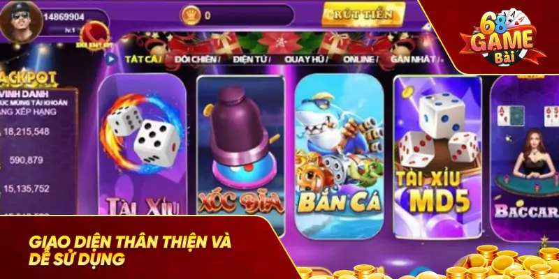 Giao diện thân thiện