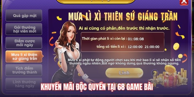 Khuyến mãi độc quyền “Mưa lì xì thiên sứ giáng trần”